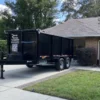 Dumpster on trailer - Rupert Rentals, Sales, and Delivery